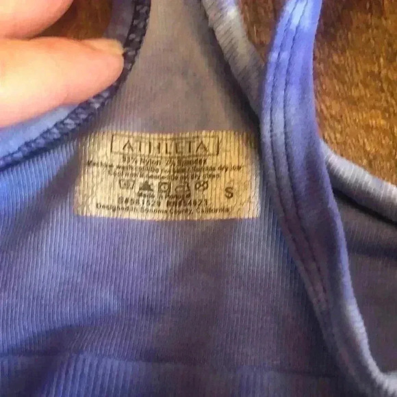 Athleta | Blue Water Color Sports Tank - Picture 3 of 5